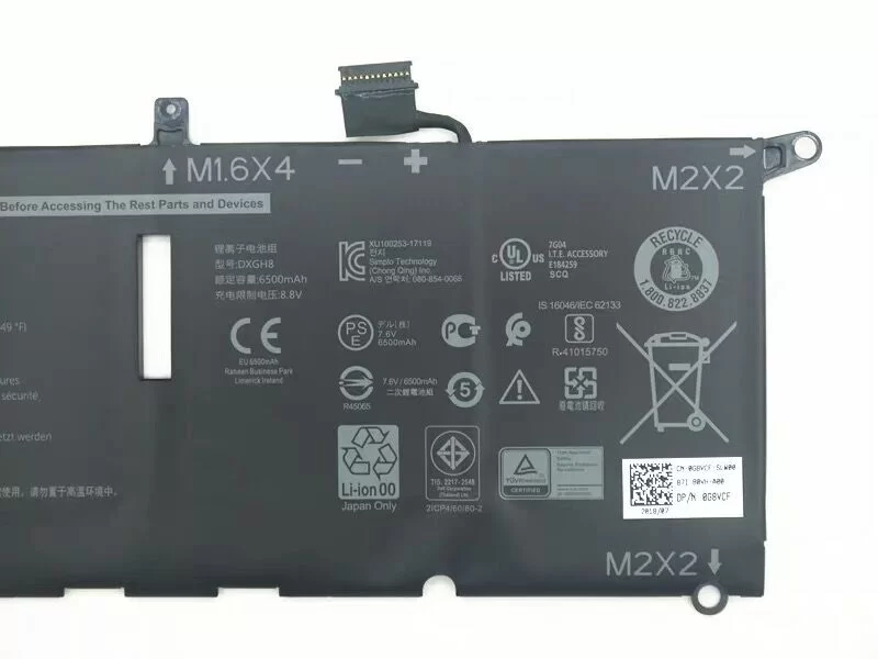Original 6500mAh 52Wh Battery For Dell Inspiron 7390 2-in-1