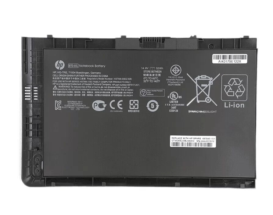 Genuine 3400mAh 52Wh Battery for HP 687517-171 687517-241 H4Q47UT