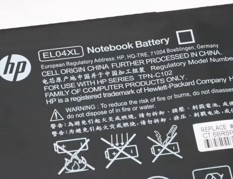 Genuine 3400mAh 52Wh Battery for HP 681949-001