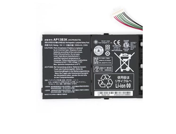 Original 53Wh 3560mAh Acer 4ICP6/60/78 Battery