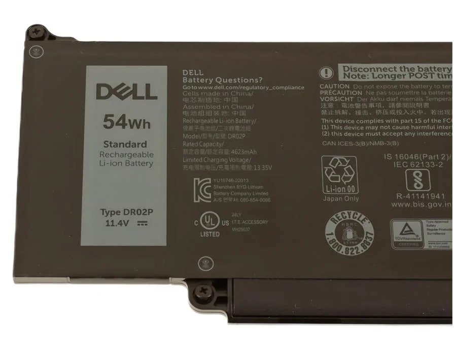 Genuine 4623mAh 54Wh Battery for Dell DR02P