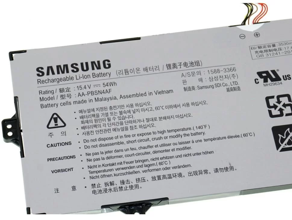 Genuine 3530mAh 54Wh Samsung AA-PBSN4AF Battery