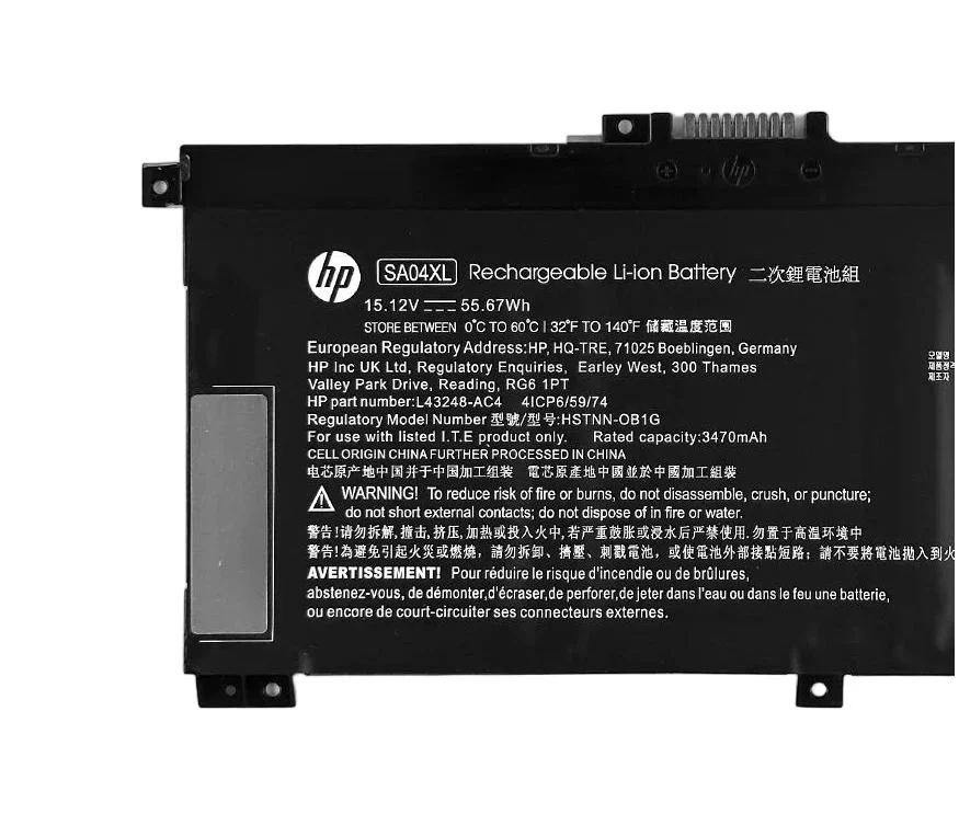 Genuine 3470mAh 55.67Wh HP Envy 15-DR0000 Battery