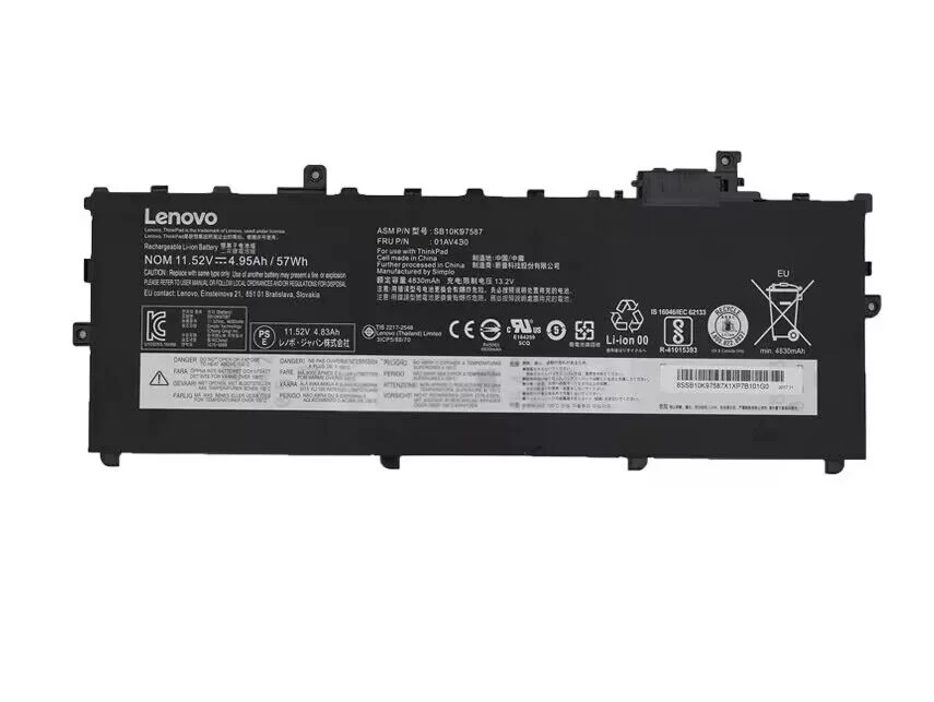 Genuine 4950mAh 57Wh Battery for Lenovo 01AV429