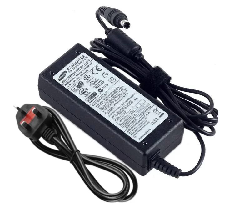 Genuine 60W Samsung 0335A1960 0335C1960 AC Adapter + Free Cord