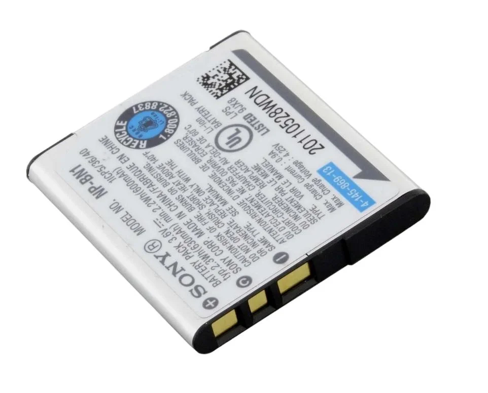 Genuine 630mAh 2.3Wh Sony DSC-W310 DSC-W320 DSC-W330 Battery