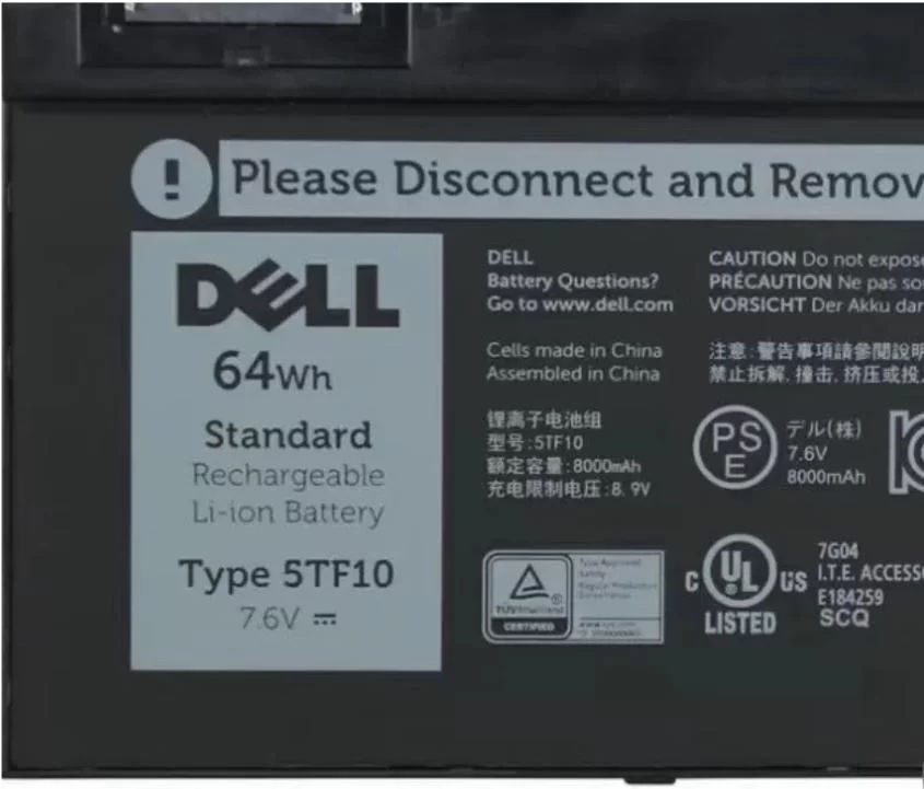 Genuine 8000mAh 64Wh Battery for Dell Precision 7330