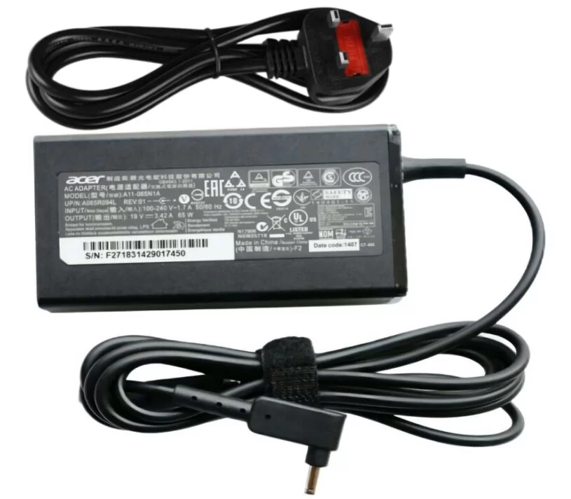 Original 65W Acer TravelMate P236-M-33P7 Adapter Charger + Free Cord