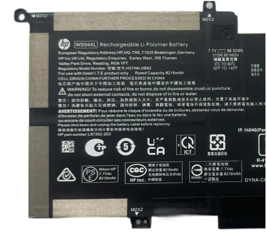 Genuine 8210mAh 66.52Wh Battery For HP Spectre x360 14-ea0003ns