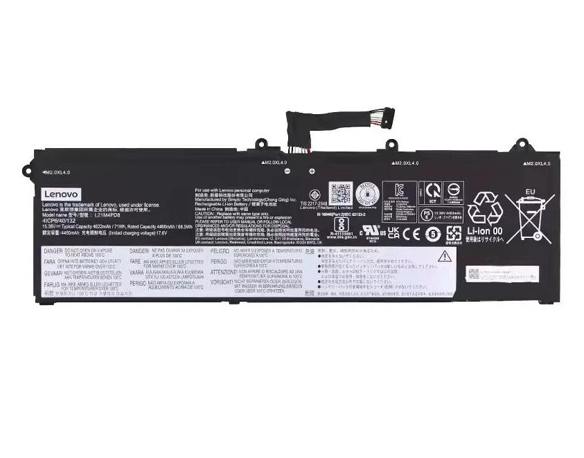 Genuine 4622mAh 71Wh Lenovo ThinkBook 16 G4 ARA 21D1002FKR Battery