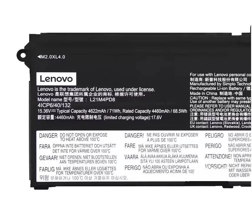 Genuine 4622mAh 71Wh Lenovo L21C4PD8 Battery
