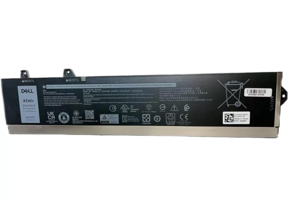 Genuine 6827mAh 83Wh Dell Precision 7670 61DDJ Battery