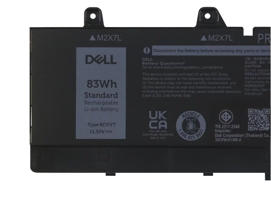 Genuine 6827mAh 83Wh Dell Precision 7670 DRTK4 Battery