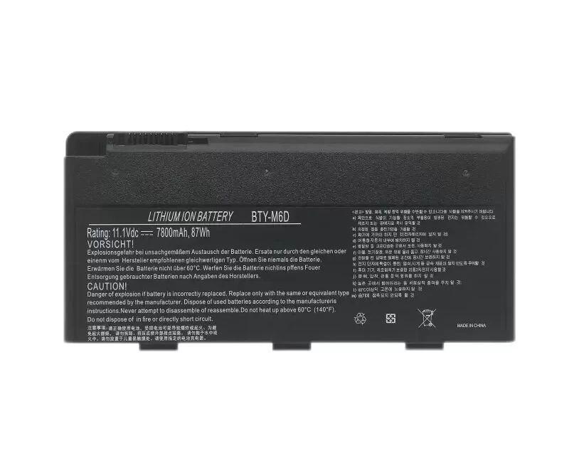 9 Cell 7800mAh 87Wh Battery for DEVILTECH BTY-M6D