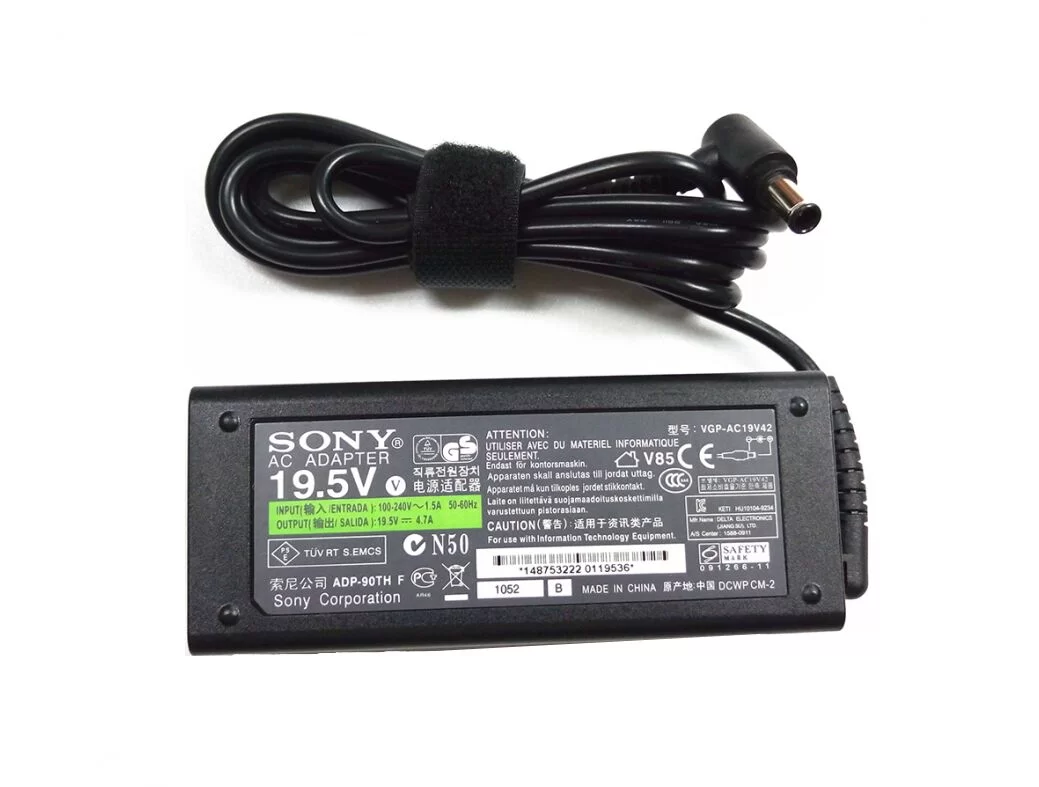 Genuine 19.5V 4.7A 90W Sony 149299621 149299631 AC Adapter +Free Cord