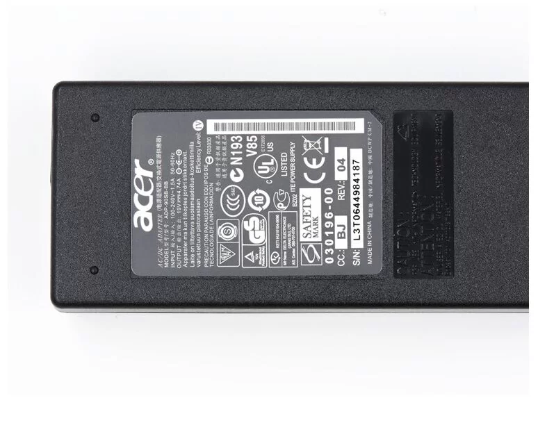 Genuine 90W Acer 283XV 290Xi 292EFX 292FXCi AC Adapter + Free Cord