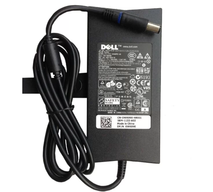 Original 19.5V 4.62A 90W Dell Inspiron 510m AC Adapter + Free Cord