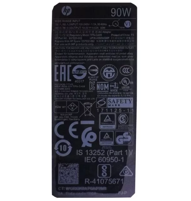 90W HP ZBookFirefly 15.6inch G8 Mobile Workstation 38K69UT#ABA Charger