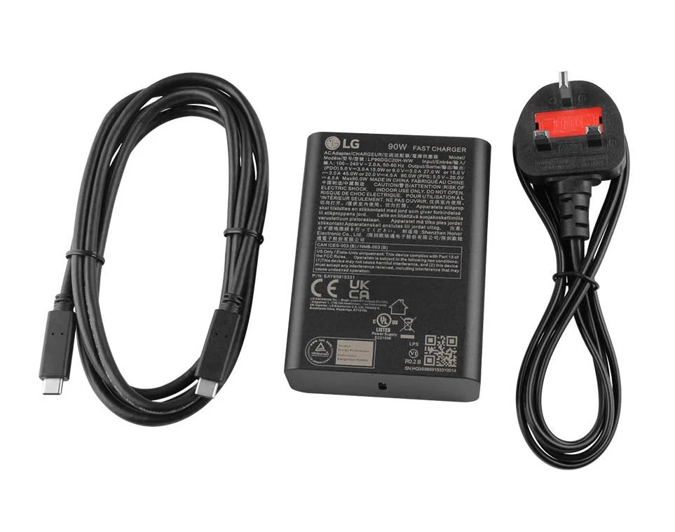 Genuine 90W Type-C LG Gram Pro 17 17Z90SP-E.AD88B Charger AC Adapter + Cable