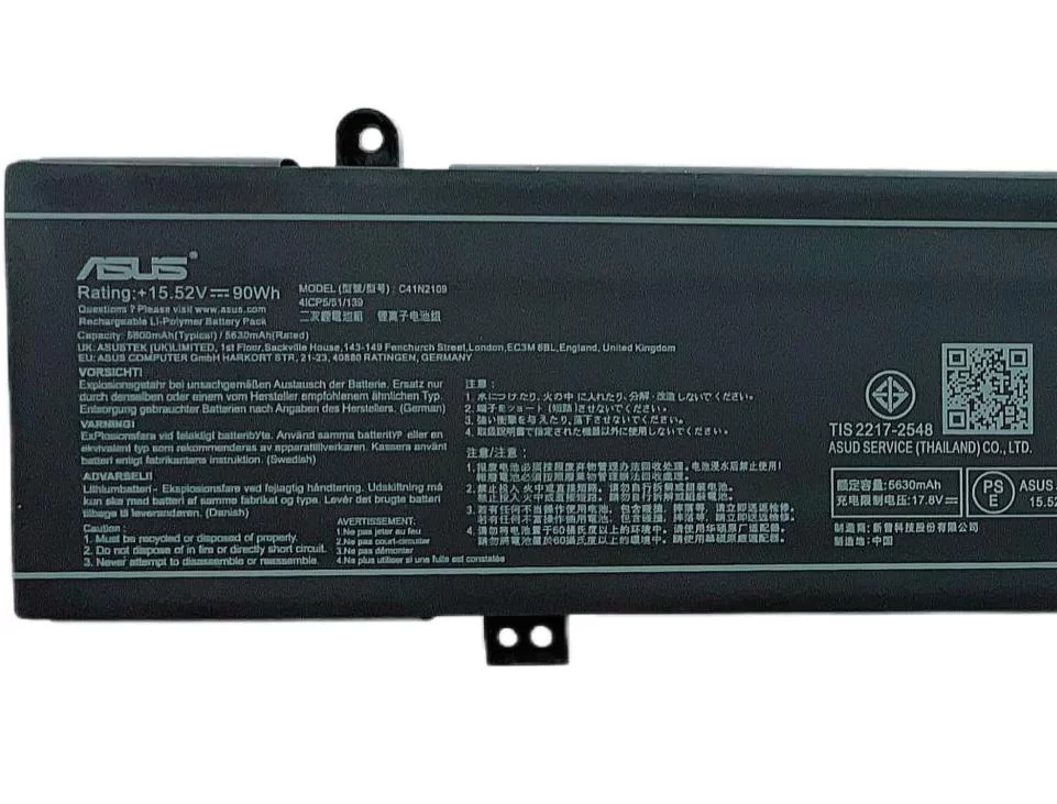 Genuine 5800mAh 90W Battery for Asus GV601RE-M6027W