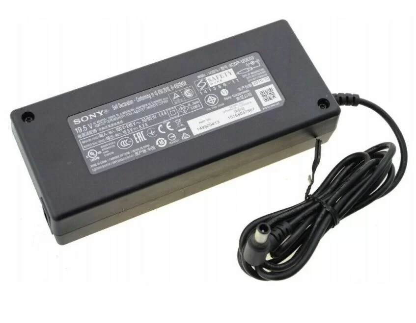 Genuine 120W Sony KD-49X720E KD49X720E Adapter Charger + Free Cord