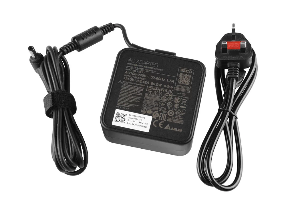 Genuine 19V 3.42A 65W MSI ADP-65GD D (4.5mm*3.0mm) Charger AC Adapter + Cable