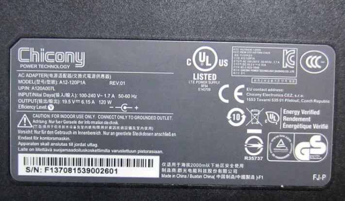 120W MSI PRO 20EX 8GL-014XEUMSI GS65 Stealth 8SG-017BE AC Adapter