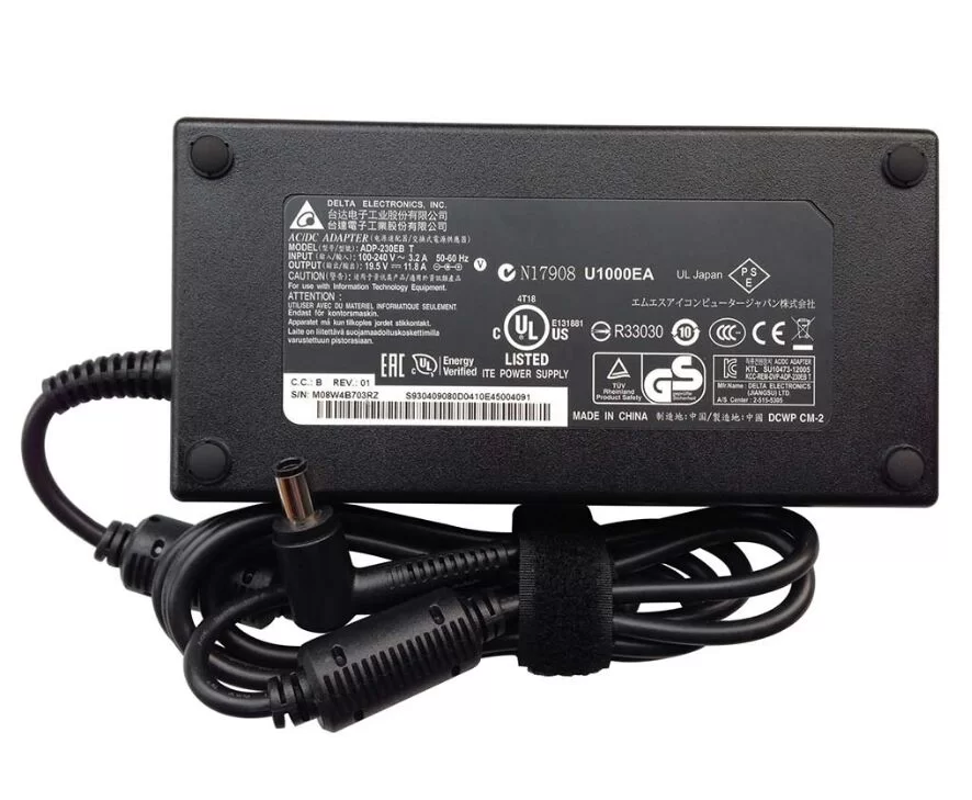Original 230W Fujitsu LifeBook E782 Charger AC Adapter + Free Cord
