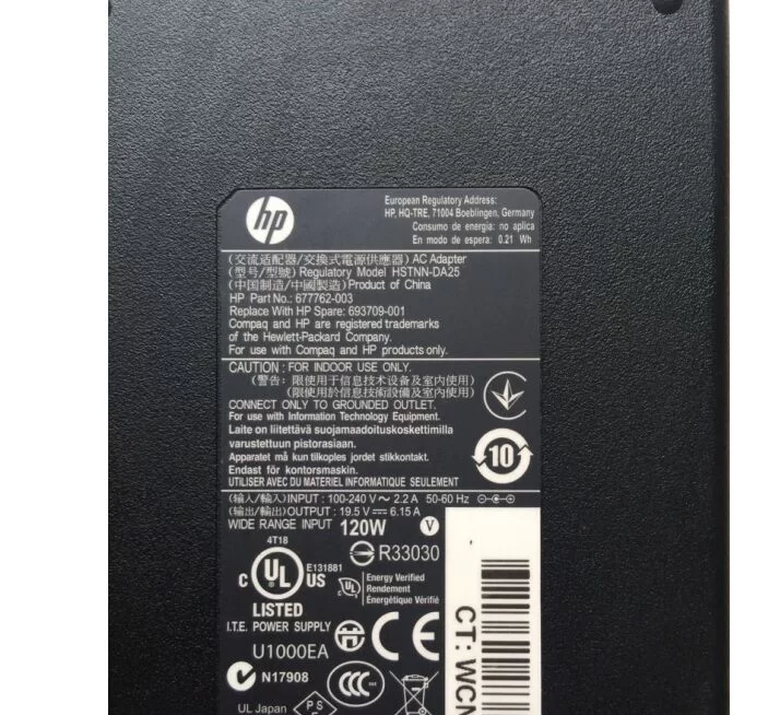 Genuine 120W HP 2012 90W Docking Station A7E32AA#ABA AC Adapter